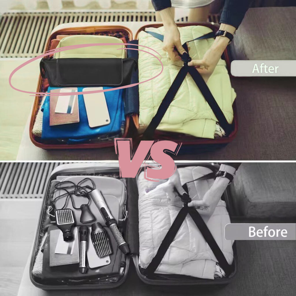 Heat-Resistant Hair Tool Pouch
