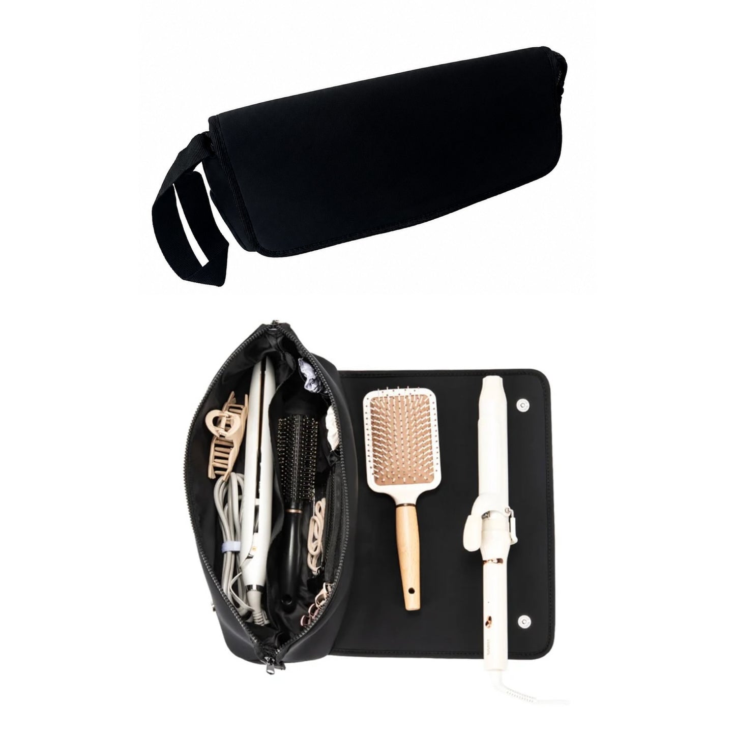 Heat-Resistant Hair Tool Pouch