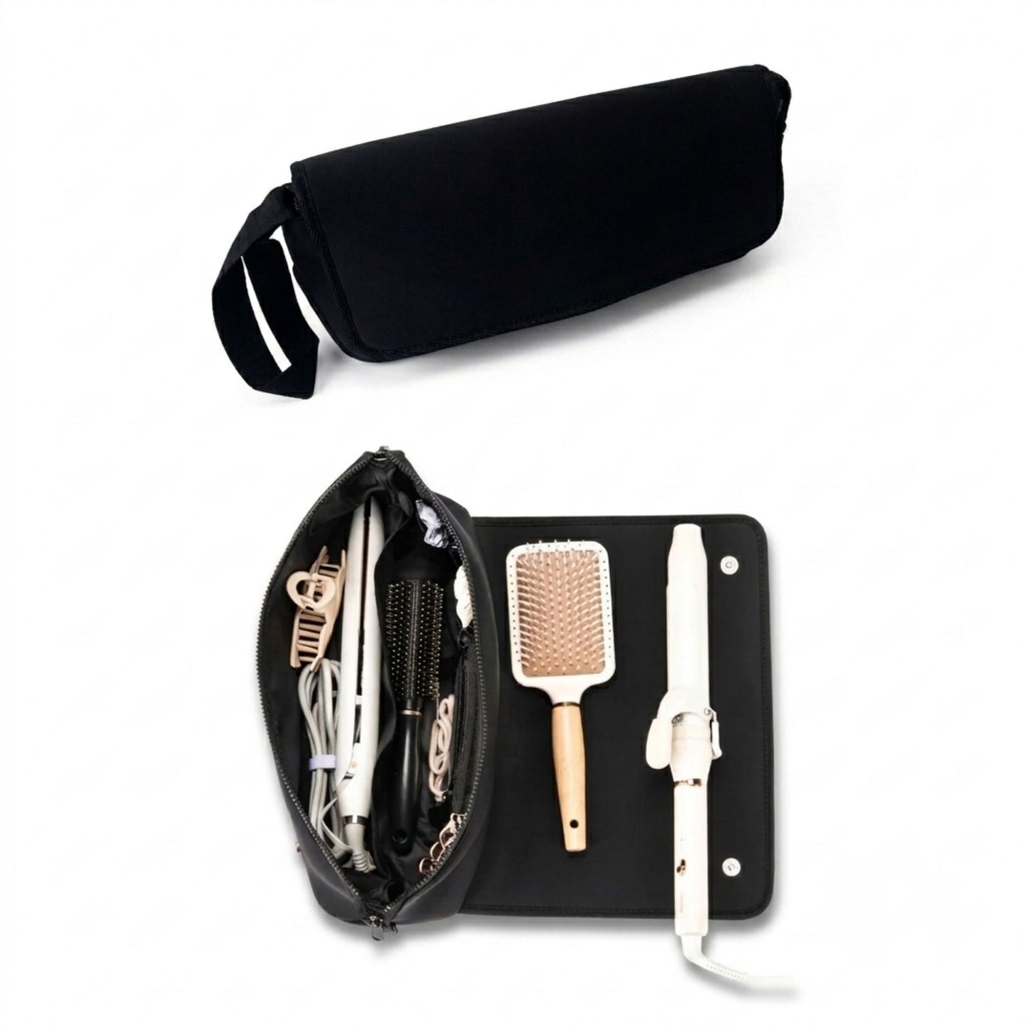 Heat-Resistant Hair Tool Pouch